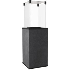 KRATKI Plynový ohřívač PATIO MINI sklo / slinutý křemen BLEND NERO